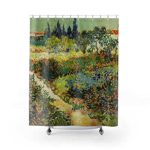 Van Gogh Garden at Arles Shower Curtain