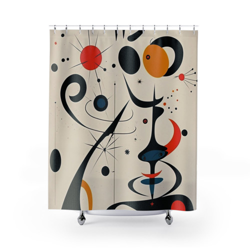 Joan Miro Abstract Shower Curtain