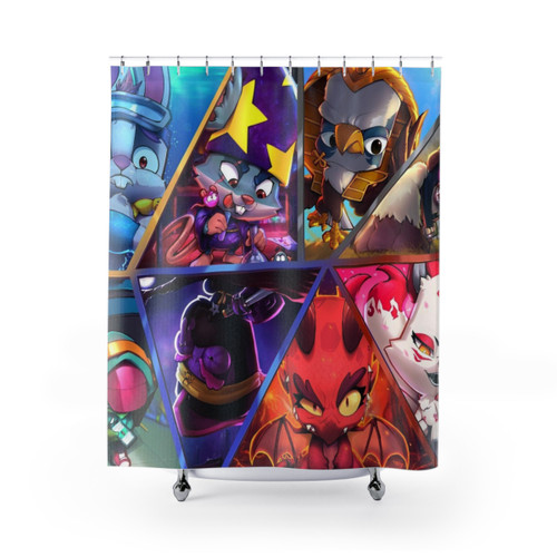 Legendary Zooba Characters Shower Curtains