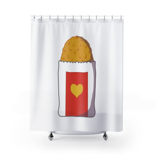 Hash Brown Shower Curtains - Breakfast Food Decor