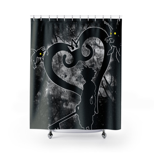 Kingdom Hearts Sora Keyblade Shower Curtain