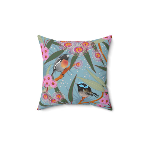 Australian Eucalyptus Flowers Pillow