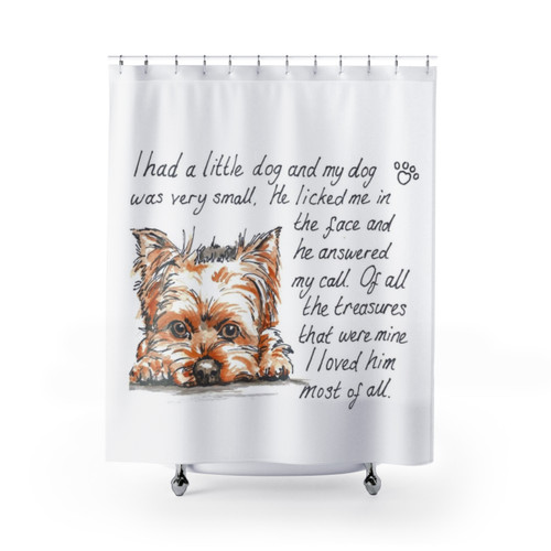 Yorkshire Terrier Shower Curtains