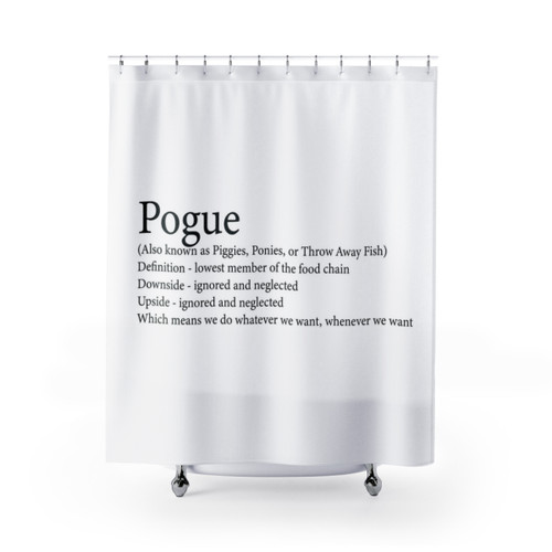 Pogue Outer Banks Themed Shower Curtain