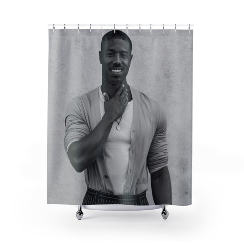 Michael B. Jordan Themed Shower Curtain