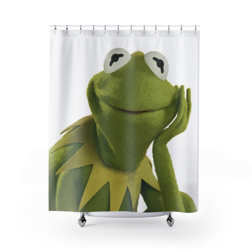 Kermit the Frog Shower Curtain - Muppets Themed Bathroom Decor