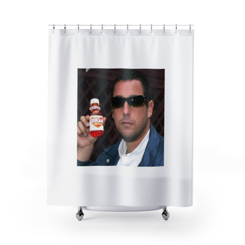 Adam Sandler Dayquil Themed Shower Curtain