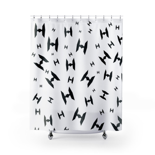 Star Wars Tie Fighter Pattern Shower Curtains