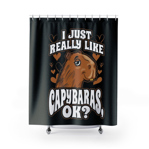 Capybara Shower Curtain