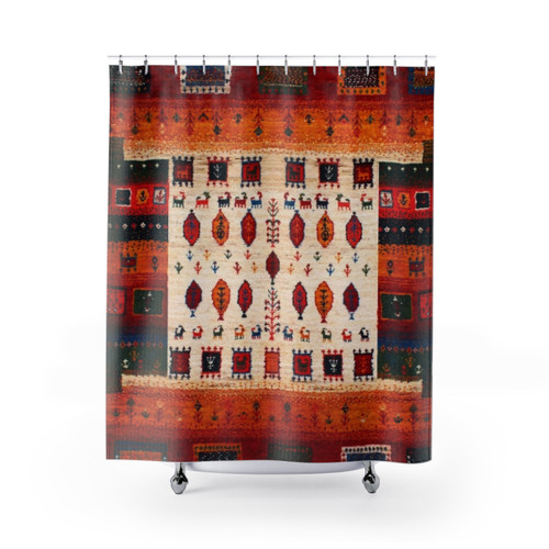 Bohemian Vintage Fabric Shower Curtains