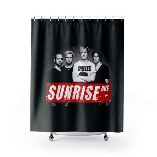 Sunrise Avenue Band Shower Curtains