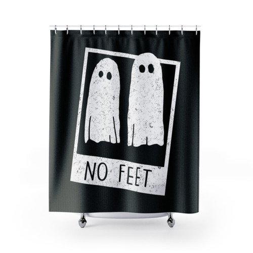 Beetlejuice Inspired No-Feet Shower Curtains