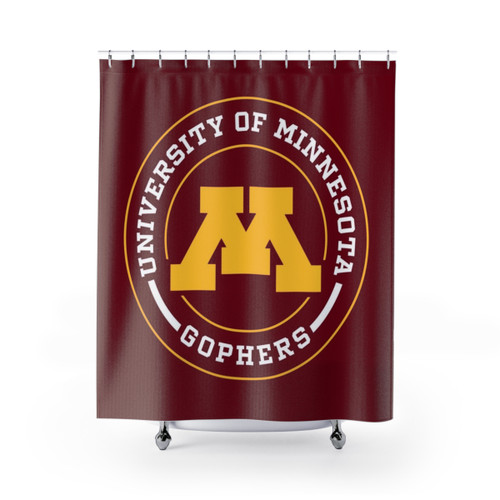 Gophers Circle Design Shower Curtains