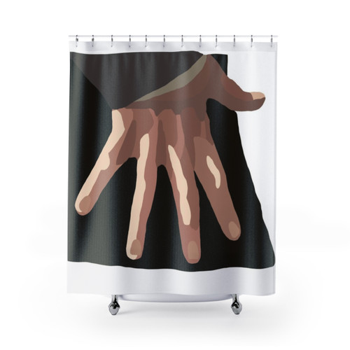 Pride & Prejudice Hand Flex Shower Curtains