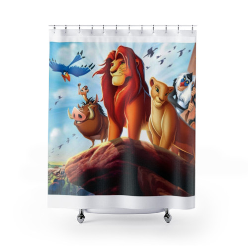 The Lion King Themed Shower Curtain