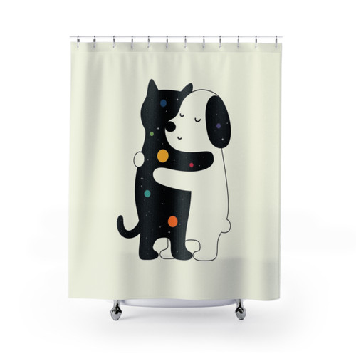 Colorful Language Shower Curtains