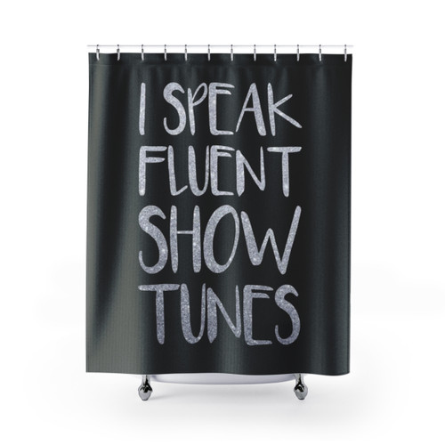 Shower Curtains with Theatre and Broadway Themes