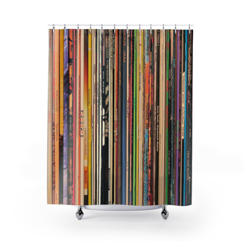 Record Collector Shower Curtains for Music Lovers
