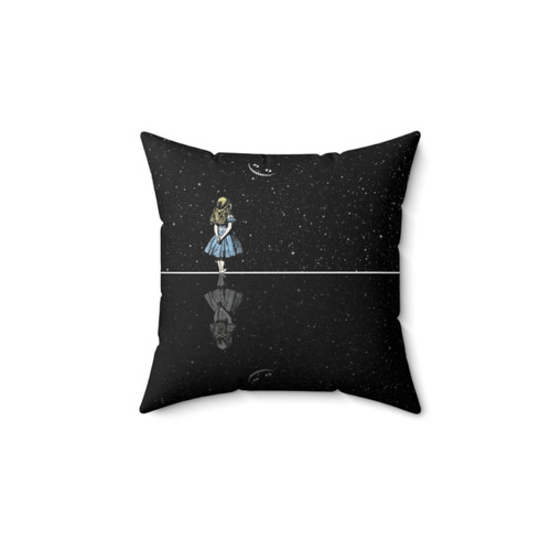 Alice in Wonderland Starry Night Themed Decorative Pillow