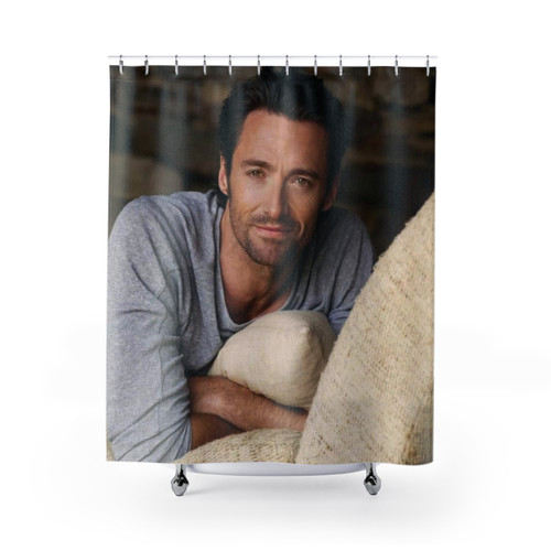 Hugh Jackman Themed Shower Curtain