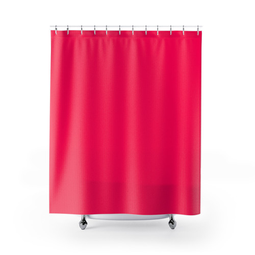 Bright Fluorescent Neon Pink Shower Curtains