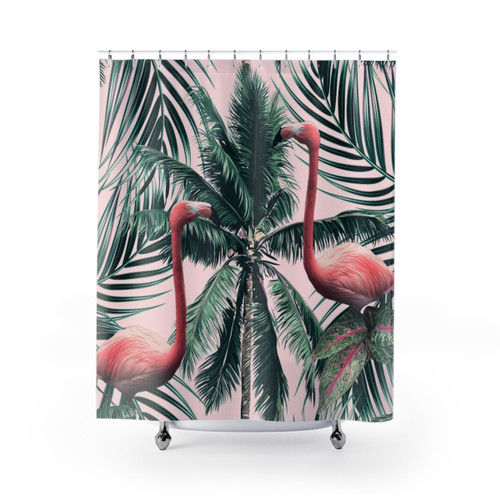 Flamingo Tropical Shower Curtains