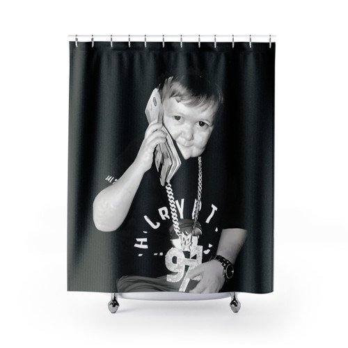 Hasbulla Shower Curtain with Meme Graphics