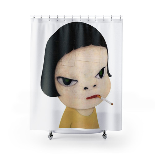 Yoshitomo Nara Shower Curtains - Vibrant Contemporary Art Decor