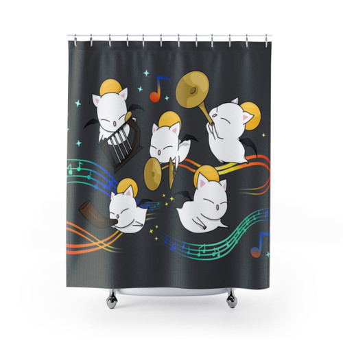 Final Fantasy XIV Primogs Shower Curtains