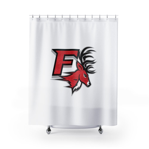 Fairfield University Stags Glitter Shower Curtain