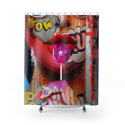 Vibrant Pop Art Shower Curtains