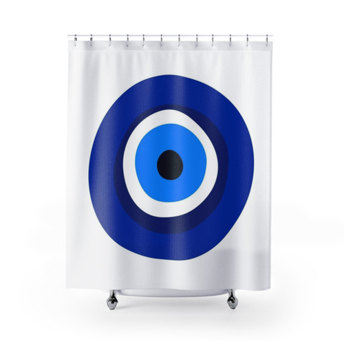 Evil Eye Symbol Shower Curtain