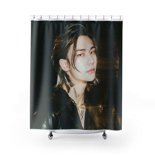 Hyunjin Stray Kids Shower Curtains - Unique Bathroom Decor