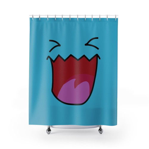 Wobbuffet Pokemon Shower Curtain
