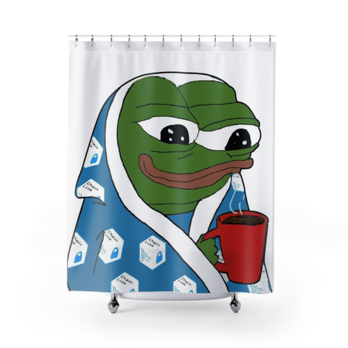 Marine Chain Link Shower Curtains