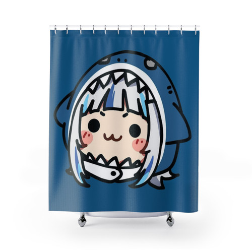 Sharkie Gawr Gura Shower Curtains