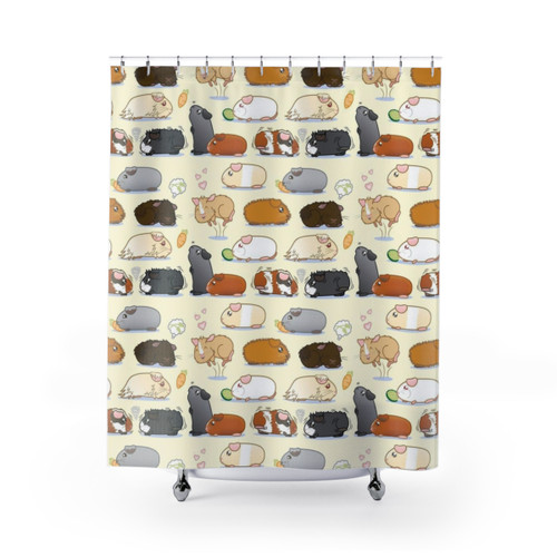 Guinea Pig Parade Shower Curtains