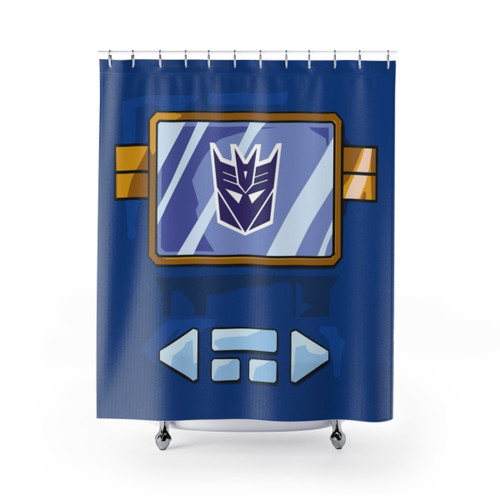 Soundwave Transformer Shower Curtains