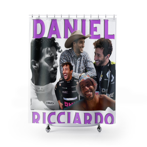 Danny Ric Formula 1 Shower Curtains