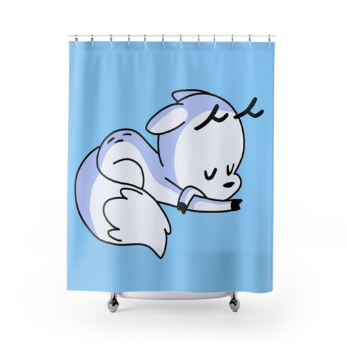 Sleeping Twig Hilda Cartoon Shower Curtain