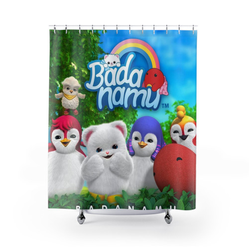 Cartoon Logo Shower Curtains