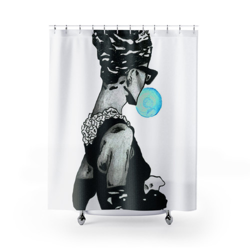 Audrey Hepburn Breakfast at Tiffany's Shower Curtains