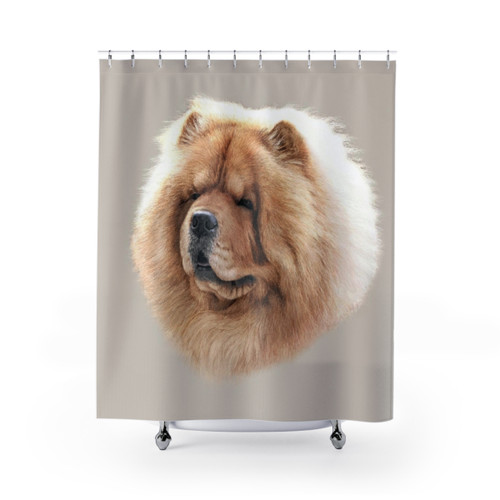 Chow Chow Dog Shower Curtains