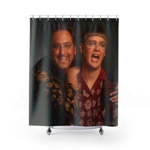 Funny Tim and Eric themed shower curtain