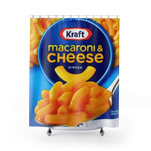Craft Macaroni & Cheese Design Shower Curtain
