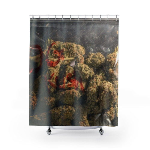 OG Kush Marijuana Themed Shower Curtain