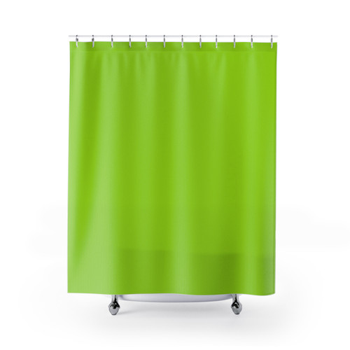 Lime Green Shower Curtains for Bathroom Decor