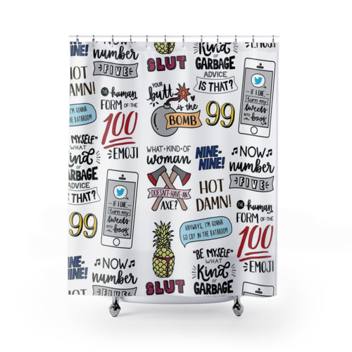 Brooklyn Nine-Nine TV Show Art Shower Curtains