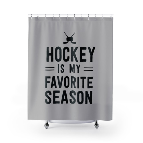 Hockey Season Shower Curtains