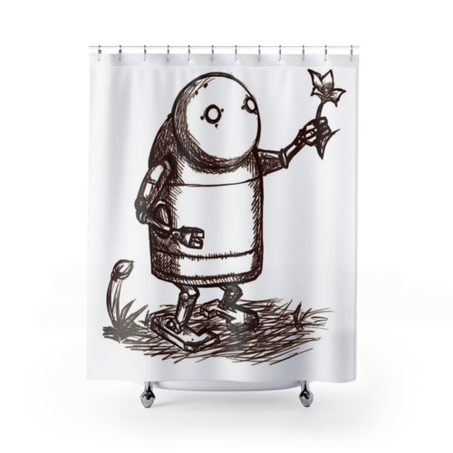 Nier: Automata 2B Robot Shower Curtain